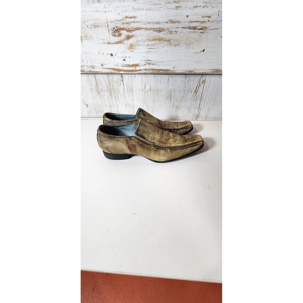 Aldo men's Leather @17 slip on shoes sz 10 - Picture 4 of 11